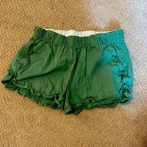 Crewcuts green girls shorts